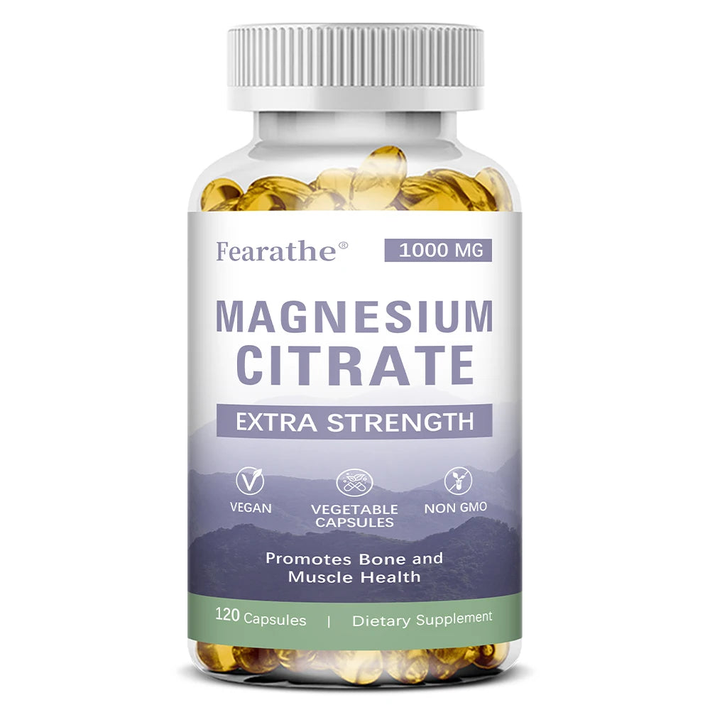 Fearathe Magnesium Citrate – High Absorption Magnesium Supplement