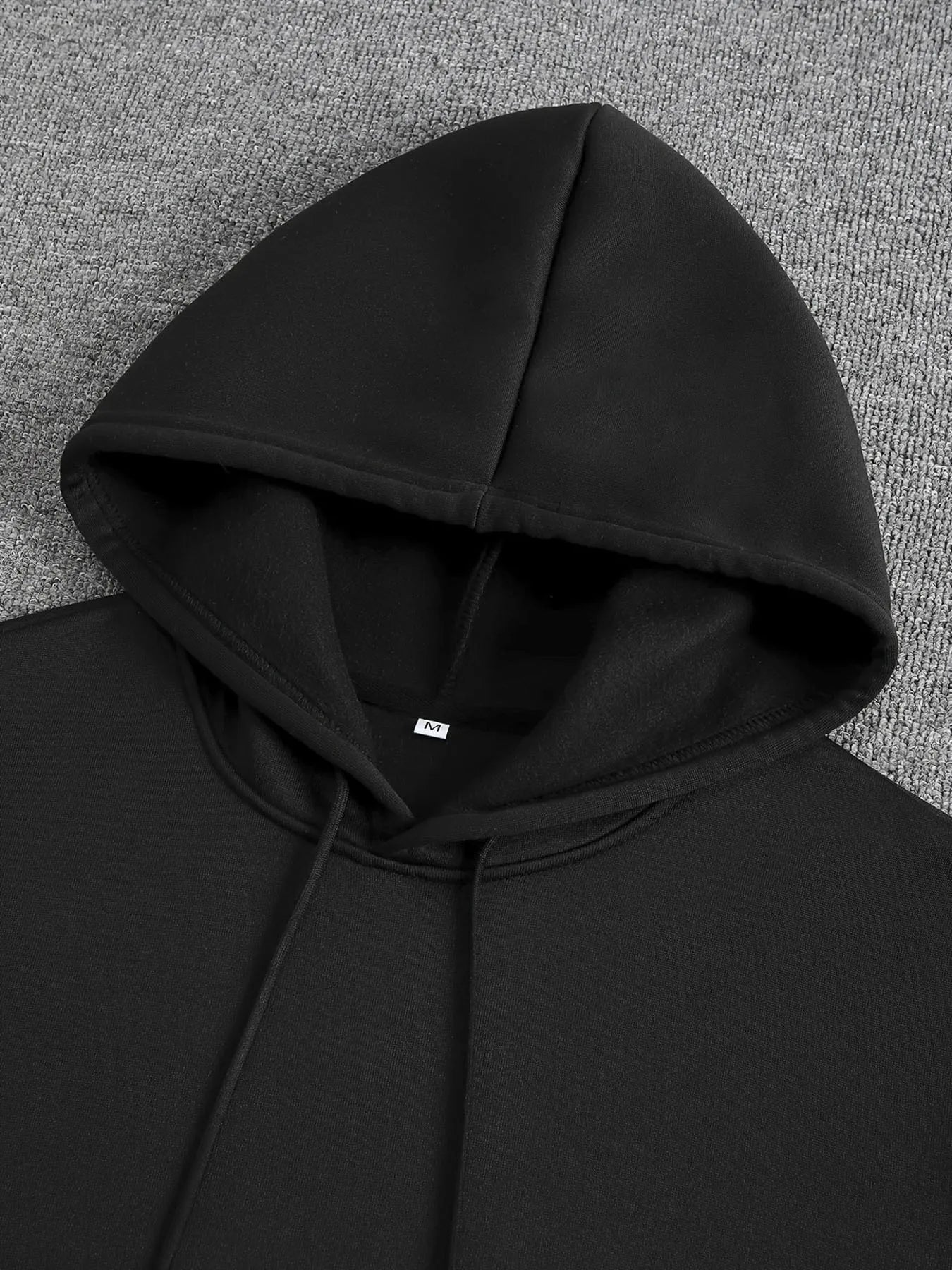 Men’s Cotton Hoodie – Solid Color Casual Pullover