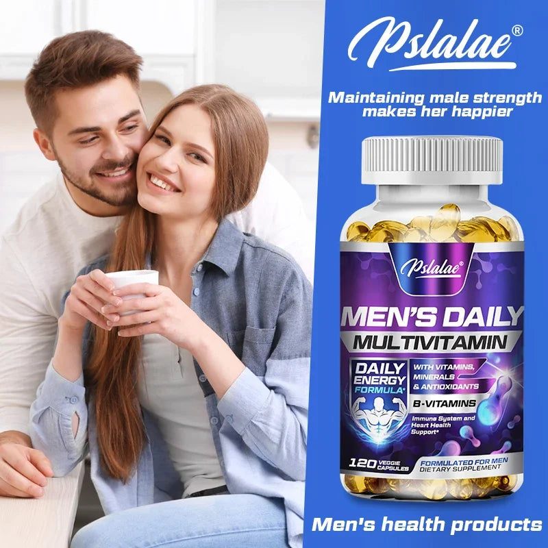 Pslalae Men’s Daily Multivitamin – Complete Energy & Health Support