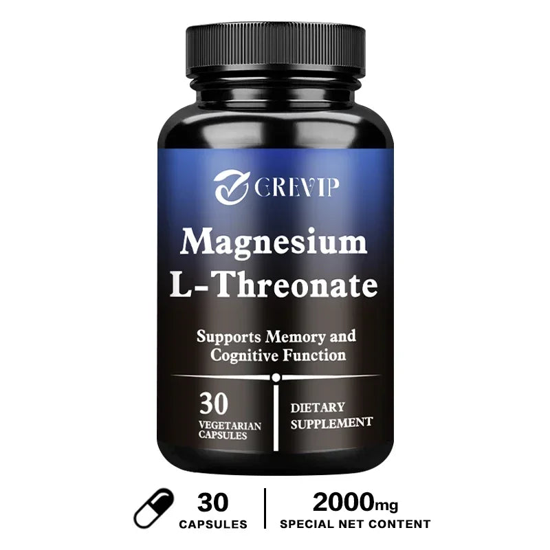 GREVIP Magnesium L-Threonate Supplement – Brain Health & Cognitive Support