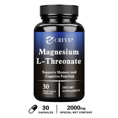 GREVIP Magnesium L-Threonate Supplement – Brain Health & Cognitive Support