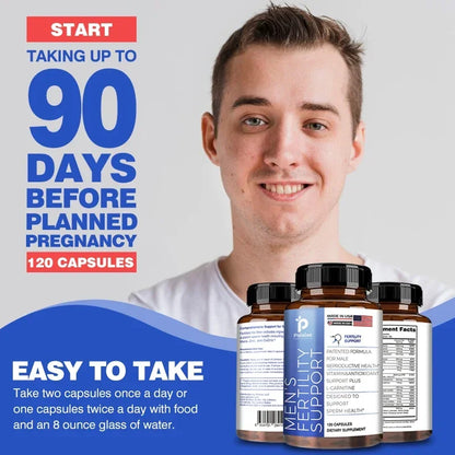 Pslalae Men’s Fertility Support & Multivitamin