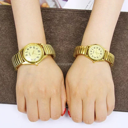 MOONBIFFY Couple Quartz Watch – Casual & Fashionable Matching Timepieces
