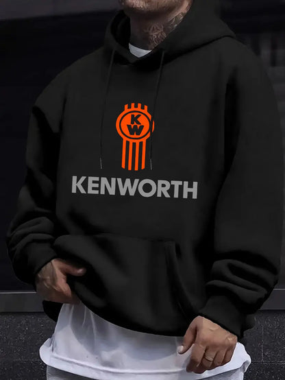 Men’s Casual Printed Hoodie – Lightweight Spring Style