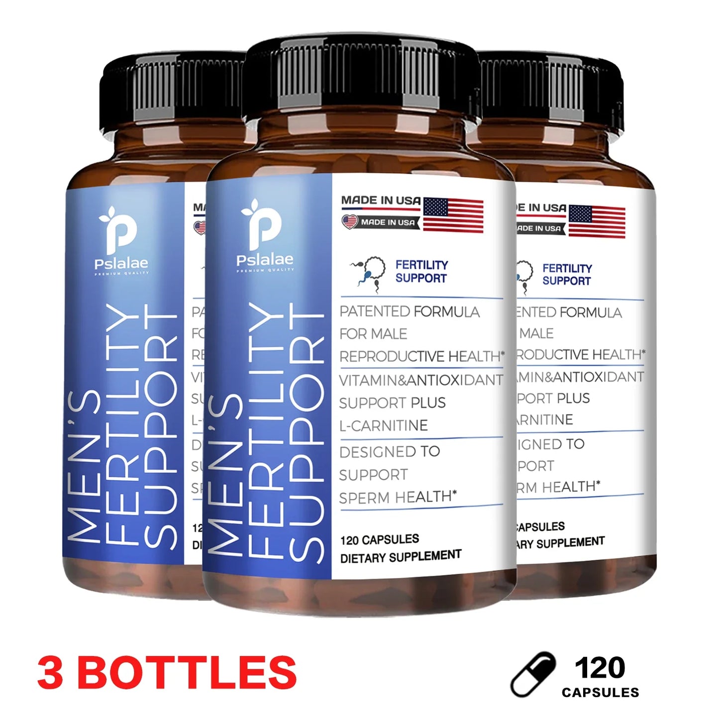 Pslalae Men’s Fertility Support & Multivitamin