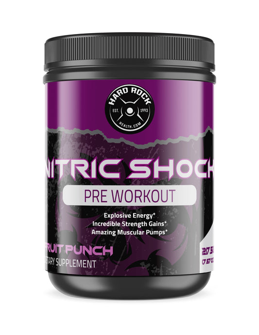Nitric Shock Pre Workout- Fruit Punch Flavor-0