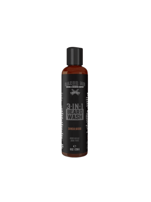 3 in 1 BEARD WASH - Sandalwood-0