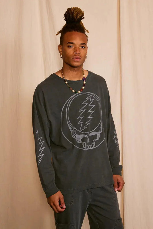 Grateful Dead Outliner Men's Long Sleeve-0