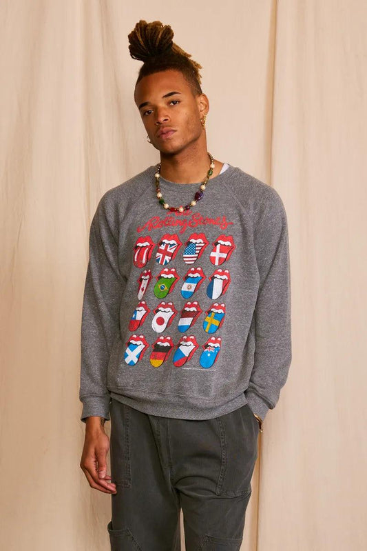 Rolling Stones World Tour Men's Sweatshirt-0