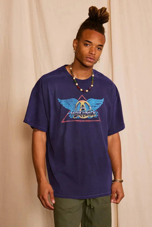 Aerosmith Oversized Men's Tee-0