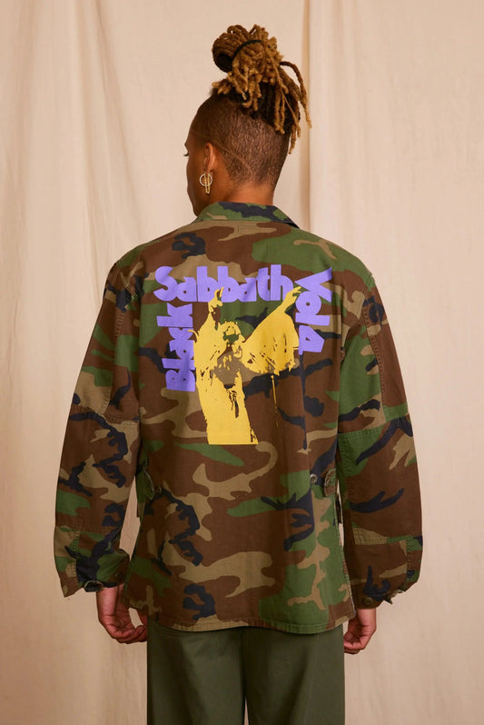 Black Sabbath Authentic Vintage Men's Camo Jacket-0